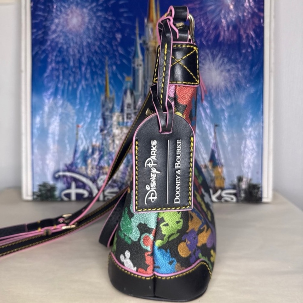 Disney Parks Dooney & Bourke Wonder Mickey Crossbody Bag Purse 10th Anniversary - Picture 2 of 11